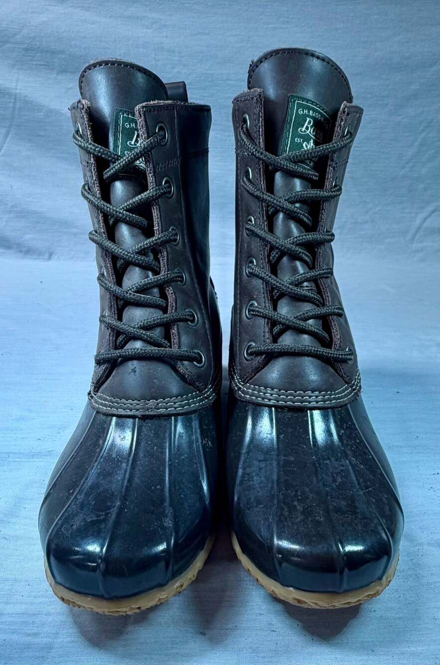 G.H. Bass & Co. Women's Brown Leather Duck Boots